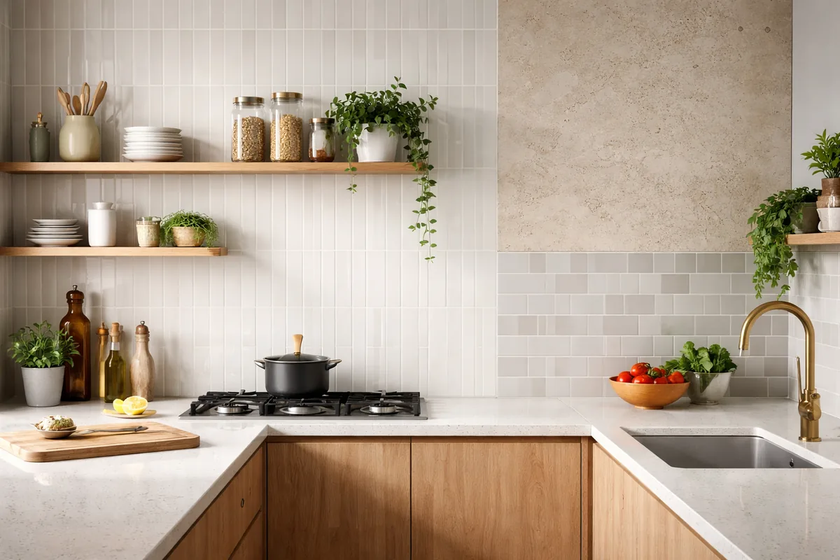 Comment choisir le bon revêtement mural pour votre cuisine