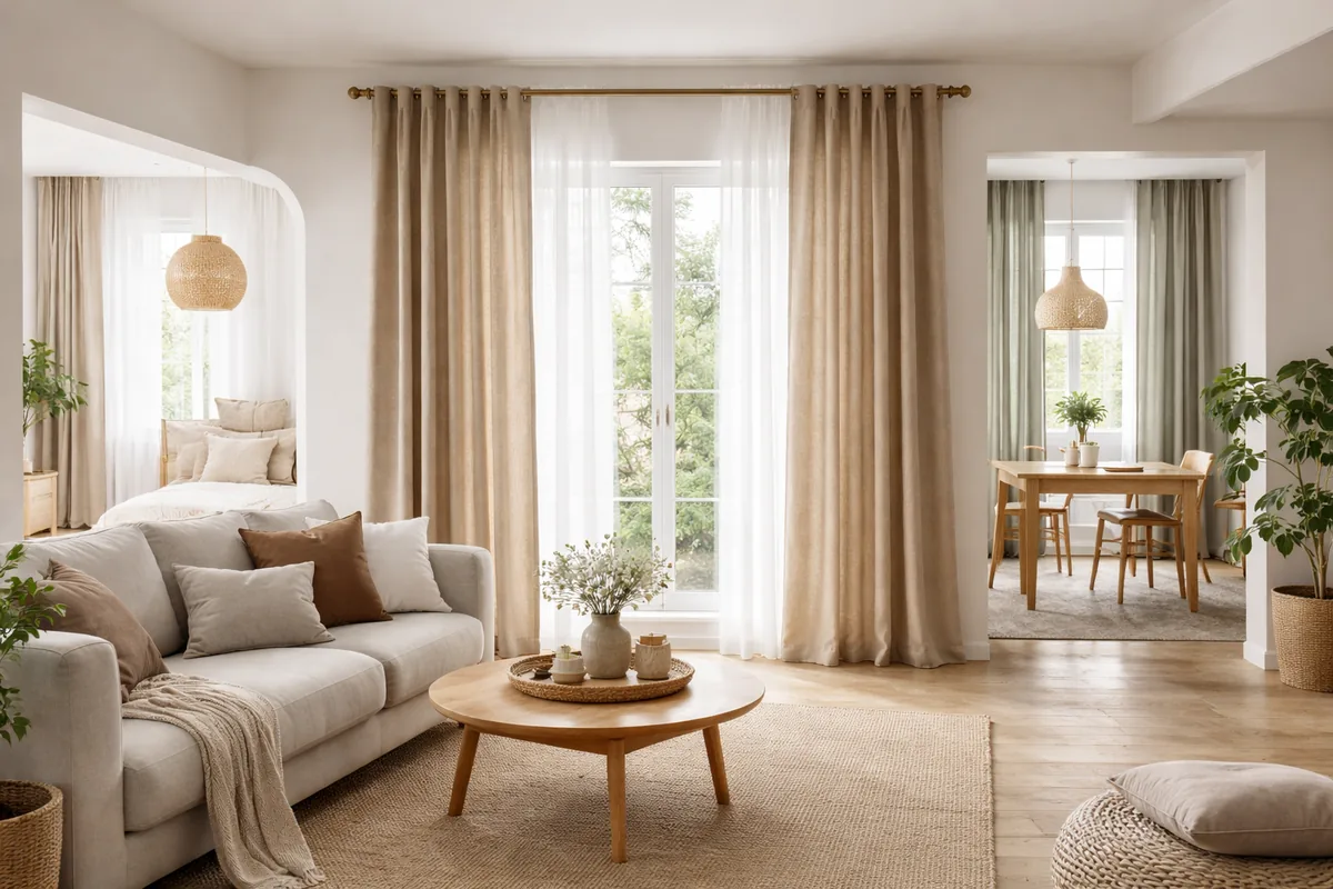 Comment choisir des rideaux adaptés à chaque pièce de la maison