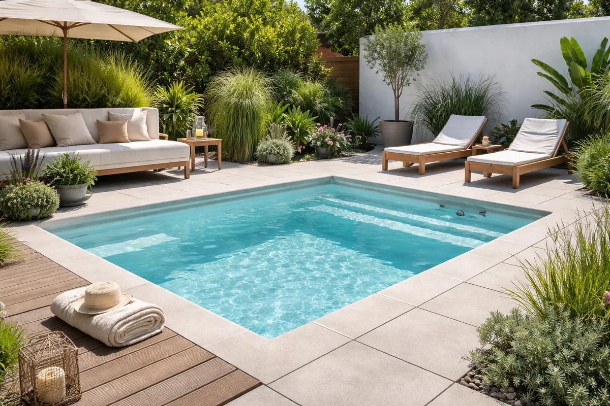 Comment choisir le revêtement pour une mini piscine en coque